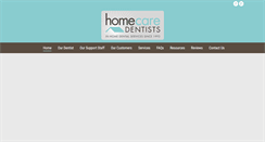 Desktop Screenshot of homecaredentists.com